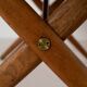 Table à manger AT-303 Sawhorse de Hans Wegner pour Andreas Tuck, Danemark, années 1960.