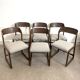 Lot de six chaises « traîneau » Baumann assises restaurées
