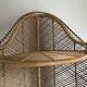 Large rattan corner shelf in Emmanuelle style