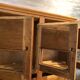Old craft cabinet letter box oak