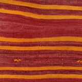 Old Turkish narrow Kilim Runner 272x52 cm shabby chic, vintage kelim