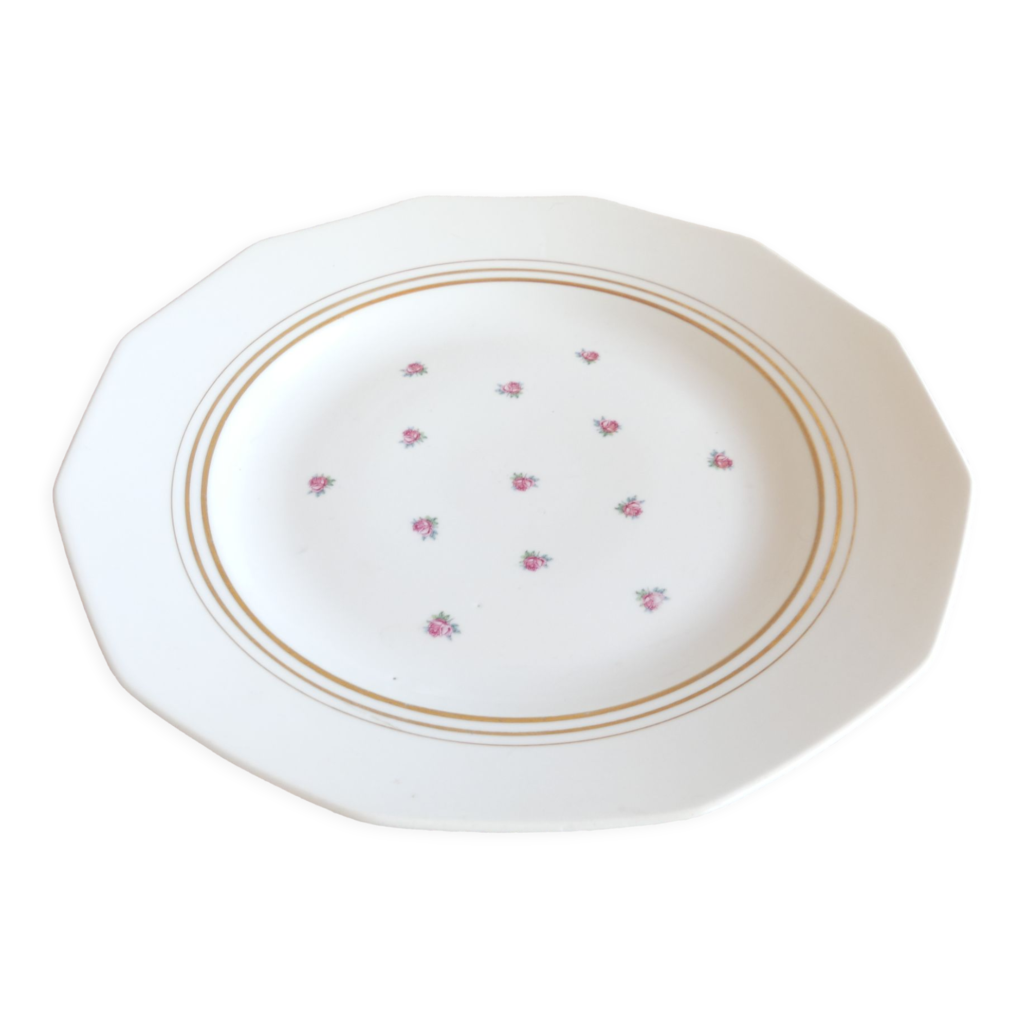 Plat ancien porcelaine