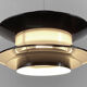 Pendant light "Trava" brown version by Carl Thore for Granhaga Metallindustri. Sweden 1970s.