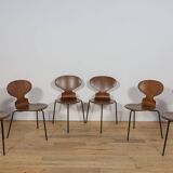 Ant Chair Model 3101 in Teak by Arne Jacobsen for Fritz Hansen, 1970s.