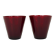 Four Kartio drinking glasses by Kaj Franck, mid-century style, from Nuutajärvi Nottsjö, Finland.
