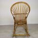 Rocking-flesh rattan vintage