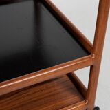 Midcentury Danish serving trolley in teak by Henning Korch for Silkeborg 1960s