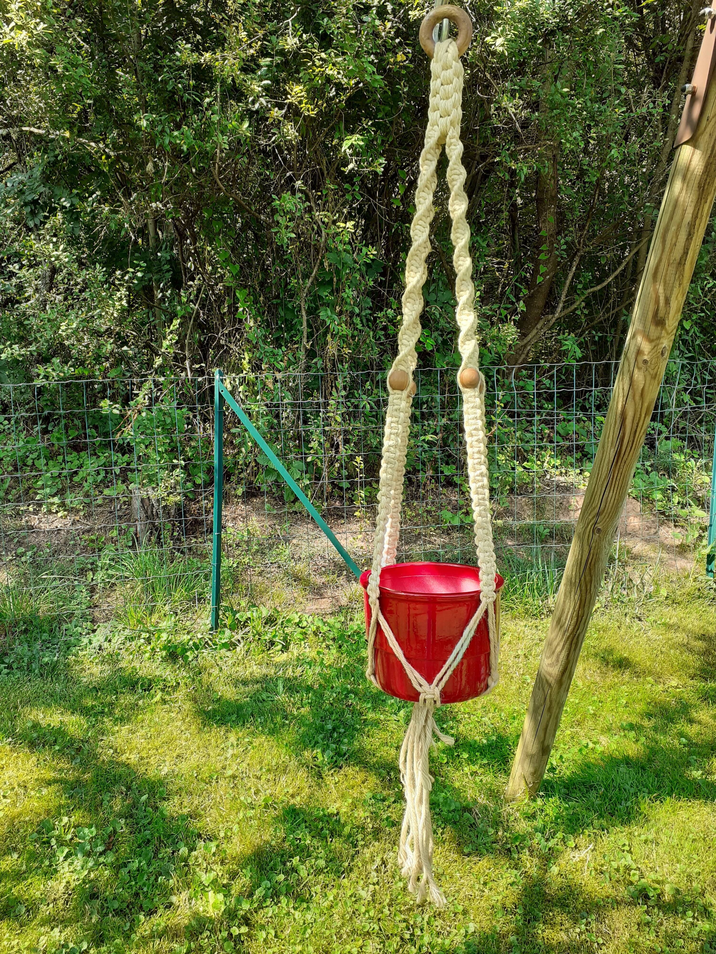 Suspension plante vintage