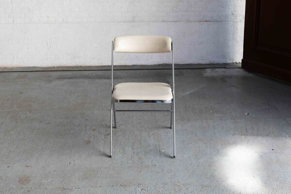 Ensemble de 4 chaises de salle à manger 'Plia' par Giancarlo Piretti