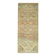 Vintage Turkish Hand-Knotted Wool Cotton Orange Runner Rug 110x270