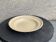 Hollow dish, earthenware from longchamp france, enameled ceramic, slip, ecru, old