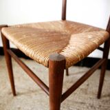 Series of 3 chairs style Gio Ponti