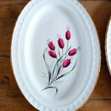 Pair of earthenware serving dishes