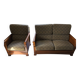 ensemble canapé et fauteuil Leleu