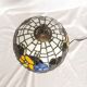 Tiffany style lamp, leaded stained glass, art nouveau.