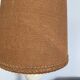 Alabaster lamp, 2m fabric cable, braided jute lampshade