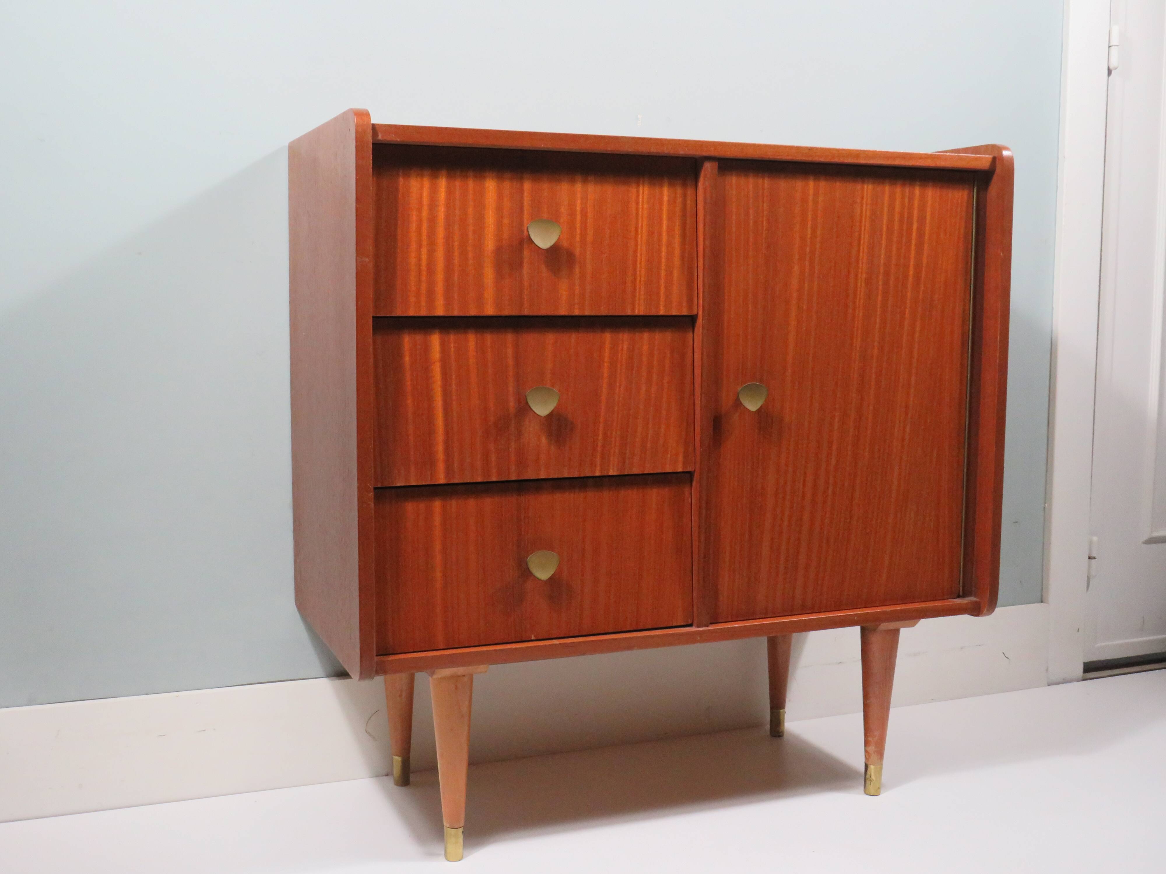 Wooden sideboard, 1960s