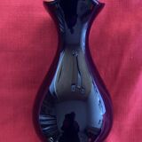 Vase porcelaine de Limoges bleu cobalt de four