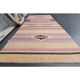 Vintage Turkish Oushak Handmade Wool Cotton Purple Runner Rug 93x234