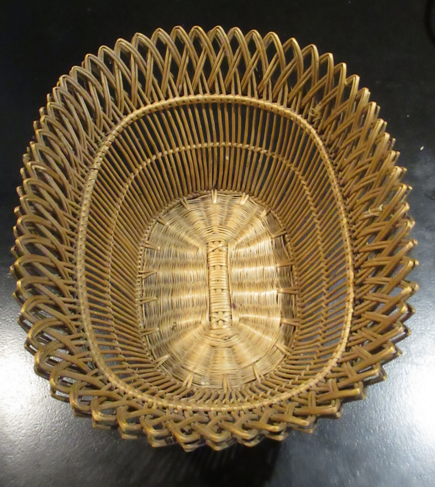 Large fruit basket, late nineteenth.