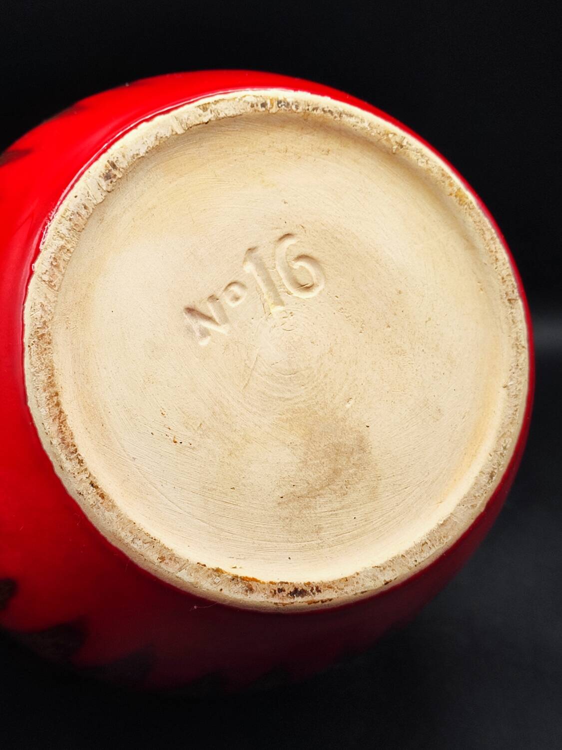 Vintage hand decorated La Céramique de Paris plant pot