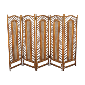 Rattan screen