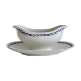 Iron earth gravy boat "Laurus" U&C Sarreguemines