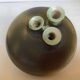 Two-tone ceramic vase flower pick