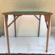 Ancienne table a jeu pliante marque rb et plateau feutrine verte vintage