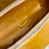 Vintage leaf-shaped dish by Vallauris