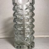 Ancient cristal vase from Arques glass mould french Art Deco style