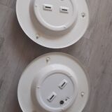 Lot de 2 appliques