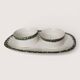 Oyster service in Gien earthenware, 1960