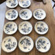 11 assiettes Terre de Fer Aubepine
