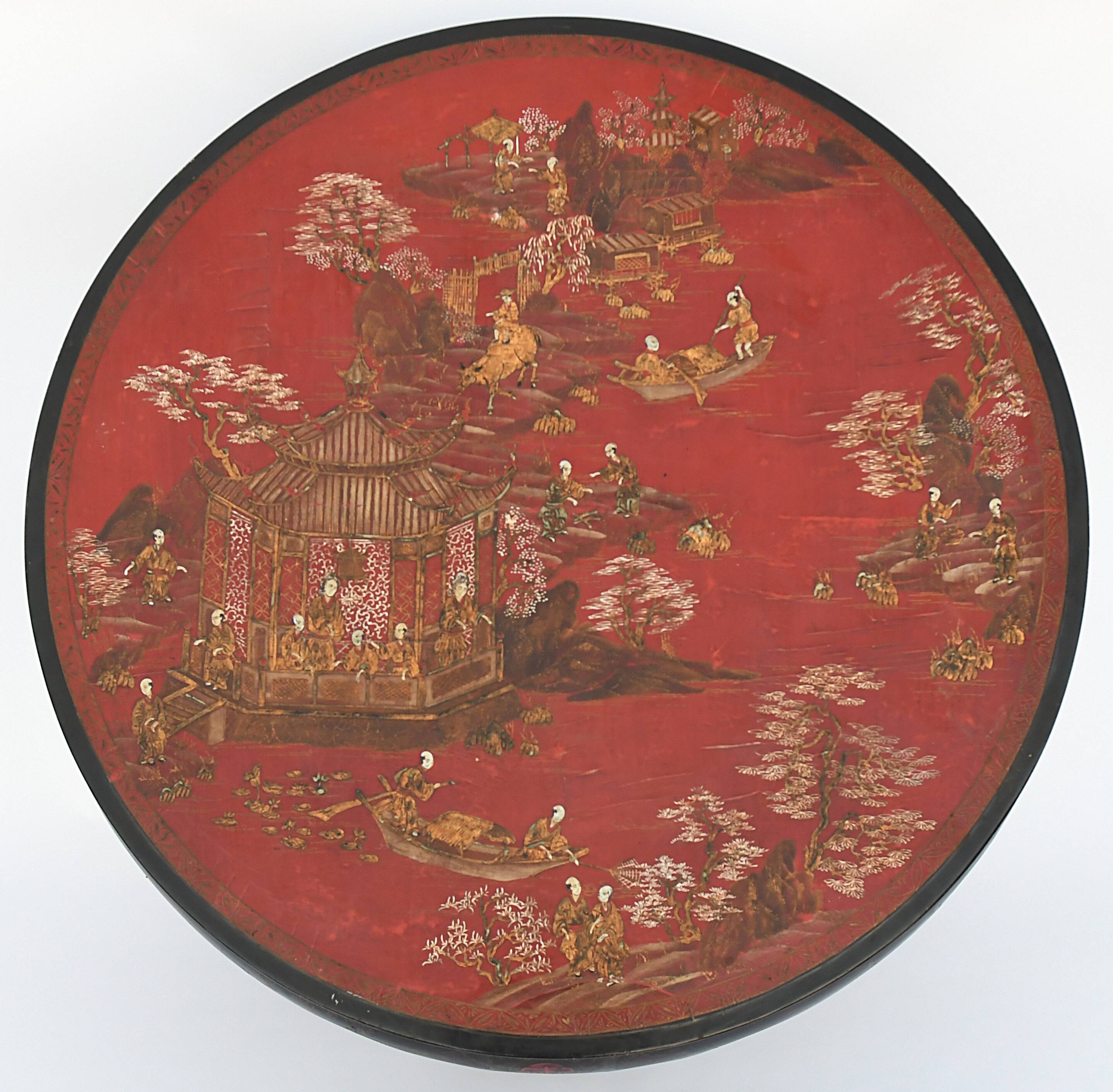 Chinese round coffee table