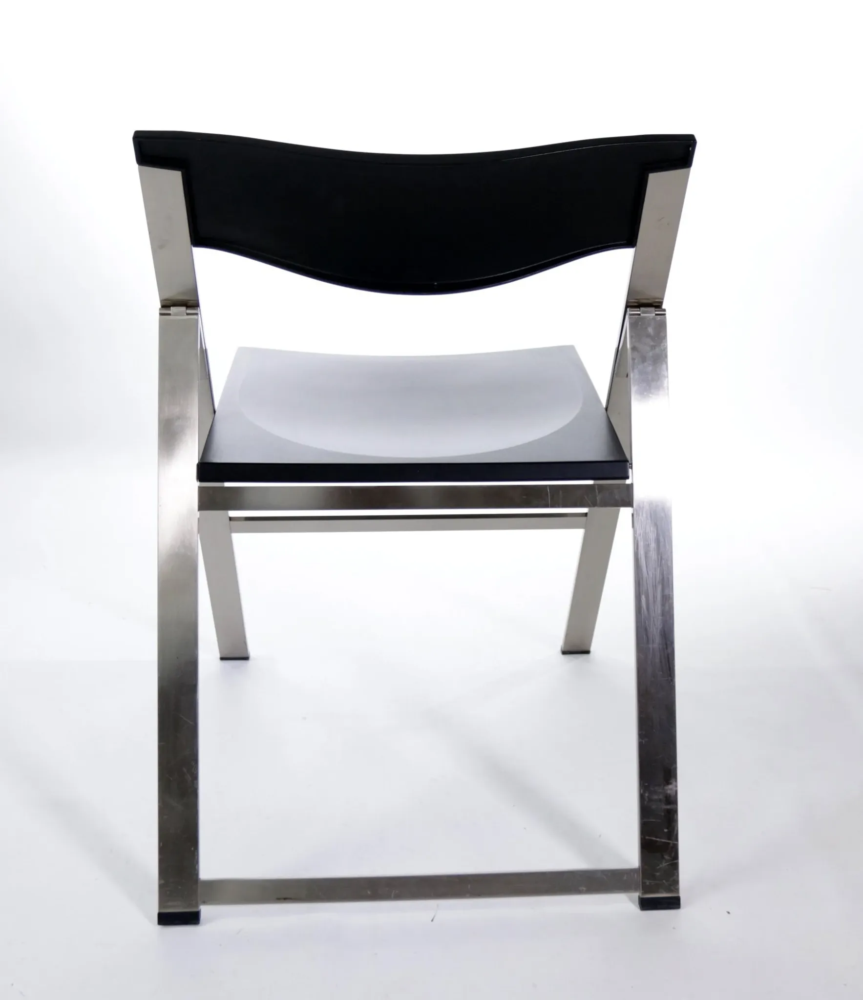 Set of six P08 folding chairs by Justus Kolberg for Tecno, Italy