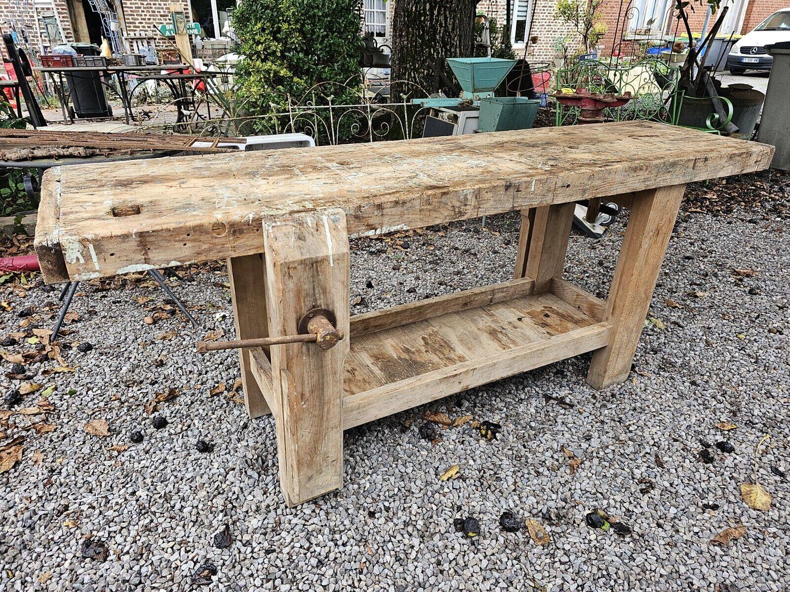 beech cabinetmaker's workbench