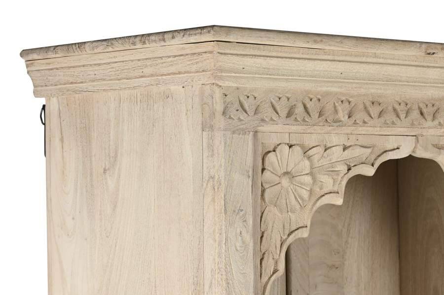 Wood shelf 204x38x196 natural