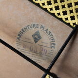 1950s perforated metal coat holder