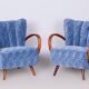 Czech Art Deco Armchairs by J. Halabala for Up Závody, 1930s, Set of 2