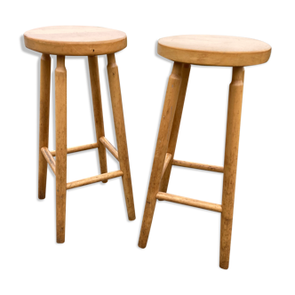 Pair of old bar stools
