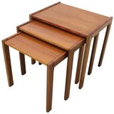 Set of 3 nesting tables 'Frankenau'