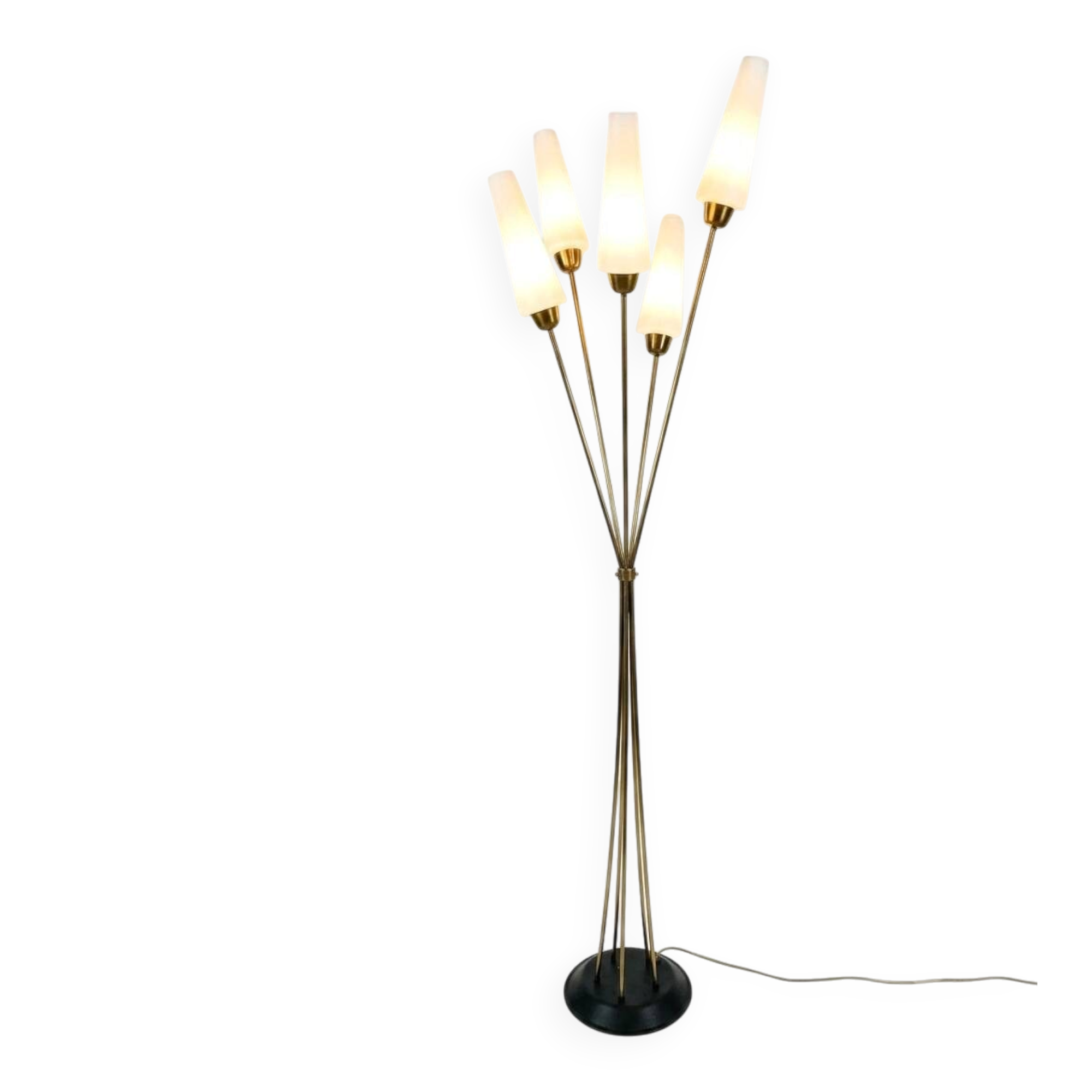 1960s five-light floor lamp