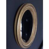 50x40cm golden oval antique mirror