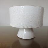 Pot cover in white ceramic 60s 70s