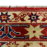 Tapis rayé kazakh fait à la main