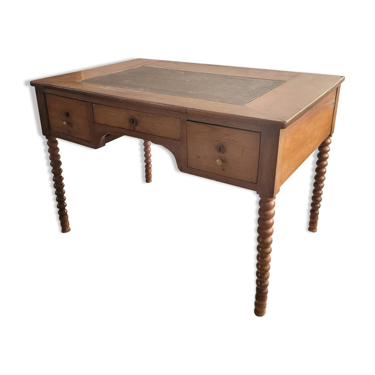 Louis Philippe desk with turned legs