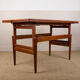 Danish teak table model "elevator" adjustable high and low, Kai Kristiansen, V.M.Mobler 1960