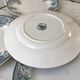 Set of 6 flat plates mismatched Digoin Sarreguemines