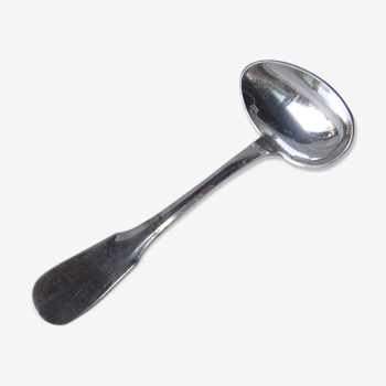 Old spoon boiled silver metal punch ercuis